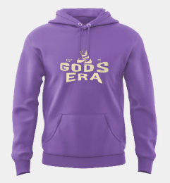 Hoodie - God's 3RA - Purple
