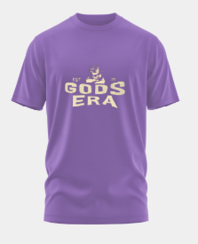 T-shirt - God's 3RA Angel Logo - Purple
