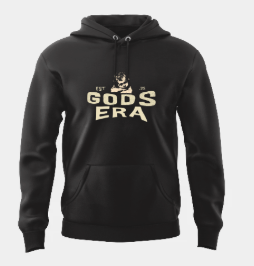 Hoodie - God's 3RA - Black